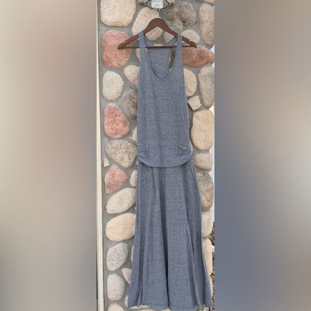 Alternative Earth Heather Gray Knit Racerback Dress